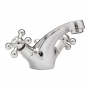 Sagittarius Fantasy Mono Basin Mixer Tap with Pop Up Waste Dual Handle - Chrome