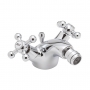 Sagittarius Fantasy Mono Bidet Mixer Tap With Pop Up Waste Dual Handle Chrome