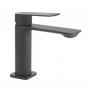 Sagittarius Kvell Monobloc Basin Mixer Tap with Sprung Waste - Matt Black