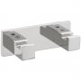 Sagittarius Madison Double Robe Hook Chrome