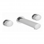 Sagittarius Oveta 3-Hole Bath Filler Tap Wall Mounted - Chrome