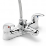 Sagittarius Prestige Bath Shower Mixer Tap with Shower Handset - Chrome