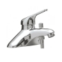 Sagittarius Prestige Bath Shower Mixer Tap with Shower Kit Deck Mounted - Chrome