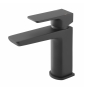 Sagittarius Ravenna Mono Basin Mixer Tap with Sprung Waste - Matt Black