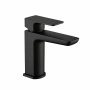 Sagittarius Ravenna Mono Basin Mixer Tap with Sprung Waste - Matt Black