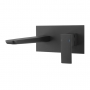Sagittarius Ravenna Bath Filler Tap Wall Mounted - Matt Black