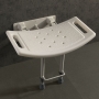 Sagittarius Wall Mounted Shower Seat with Legs