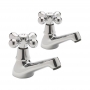 Sagittarius Victoria Basin Taps Pair Chrome
