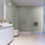 Showerwall Square Edge MDF Shower Panel 900mm Wide x 2440mm High - Carrara Marble
