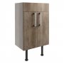 Signature Oslo Floor Standing 2-Door Vanity Unit 500mm Wide - Nebraska Oak