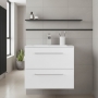Signature Aalborg 500mm 2-Drawer Wall Hung Vanity Unit