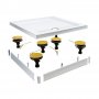 Signature Grade Easy Plumb Riser Kit for Offset Quadrant Trays (96mm high)