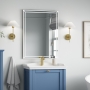Signature Antonio LED Bathroom Mirror with Demister Pad 600mm H x 800mm W