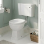 Signature Aphrodite Traditional Low Level Toilet with Chrome Fittings (inc Soft Close Seat)