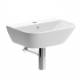 Signature Aztec Wall Hung Cloakroom Basin and Bottle Trap 450mm Wide - 1 Tap Hole