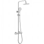 Signature Balance Cool-Touch Thermostatic Bar Mixer Shower with Shower Kit + Fixed Head - Chrome