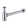 Signature Modern Round Bottle Trap - Chrome