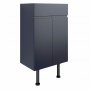 Signature Bergen Floor Standing 2-Door Vanity Unit 500mm Wide - Matt Indigo Blue