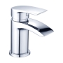 Signature Calibre Cloakroom Basin Mixer Tap Single Handle with Waste - Chrome