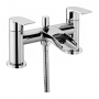 Signature Deluge Bath Shower Mixer Tap with Shower Kit and Bracket - Chrome