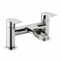 Signature Deluge Bath Filler Tap Pillar Mounted - Chrome