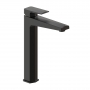 Signature Geo Tall Basin Mixer Tap Deck Mounted - Matt Black