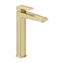 Signature Geo Tall Basin Mixer Tap Deck Mounted - Brushed Brass