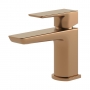Signature Glide Mono Basin Mixer Tap Single Handle with Waste - Brushed Bronze
