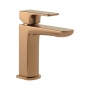 Signature Glide Cloakroom Mono Basin Mixer Tap Single Handle with Waste - Brushed Bronze