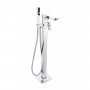 Signature Glide Freestanding Bath Shower Mixer Tap with Shower Kit - Chrome