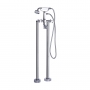 Signature Greenwich Freestanding Bath Shower Mixer Tap with Shower Kit - Chrome