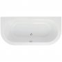Signature Hera Double Ended Back to Wall Bath 1700mm x 800mm - 0 Tap Hole