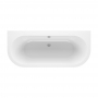 Signature Hera Supercast Double Ended Back to Wall Bath 1700mm x 750mm - 0 Tap Hole