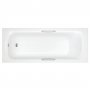 Signature Hestia Rectangular Single Ended Bath with Grip 1700mm x 700mm - 2 Tap Hole