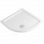 Signature Inca Quadrant Low Profile Shower Tray with Waste 900mm x 900mm - White