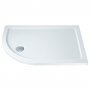 Signature Inca Offset Quadrant Low Profile Shower Tray with Waste 900mm x 760mm - Left Handed