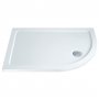 Signature Inca Offset Quadrant Low Profile Shower Tray with Waste 1000mm x 800mm - Right Handed
