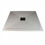 Signature Inca Square Ultraslim Shower Tray with Waste 800mm x 800mm - White