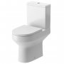 Signature Babylon Rimless Comfort Height Close Coupled Toilet with Push Button Cistern - Soft Close Seat