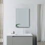 Signature Isabella Front-Lit LED Bathroom Mirror with Demister Pad 800mm H x 600mm W
