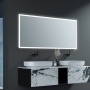 Signature Luca Surround-Lit LED Bathroom Mirror with Demister Pad 600mm H x 1200mm W