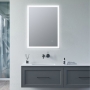 Signature Luca Surround-Lit LED Bathroom Mirror with Demister Pad 800mm H x 600mm W