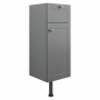 Signature Malmo Floor Standing 1-Door and 1-Drawer Base Unit 300mm Wide - Grey Ash