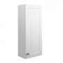 Signature Malmo Wall Hung 1-Door Storage Unit 300mm Wide - Satin White Ash