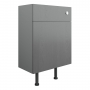 Signature Malmo Back to Wall WC Toilet Unit 600mm Wide - Grey Ash