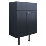 Signature Malmo Floor Standing 2-Door Vanity Unit 600mm Wide - Indigo Ash
