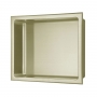 Signature Shower Niche 305mm H x 360mm W - Brushed Brass