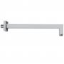 Vema Square Wall Mounted Shower Arm 300mm Length - Chrome
