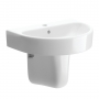 Signature Nazca Basin and Semi Pedestal 555mm Wide - 1 Tap Hole