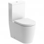 Signature Nazca Close Coupled Back To Wall Rimless Toilet with Push Button Cistern - Soft Close Seat